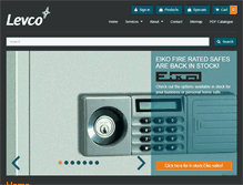 Tablet Screenshot of levco.co.nz